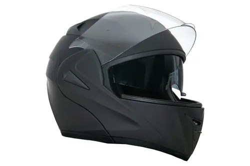 Kask integralny szczękowy z blendą czarny mat S TORQ-808 1