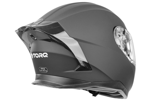 Kask integralny do skuterów motocykli z blendą czarny mat r. S TORQ-820 5
