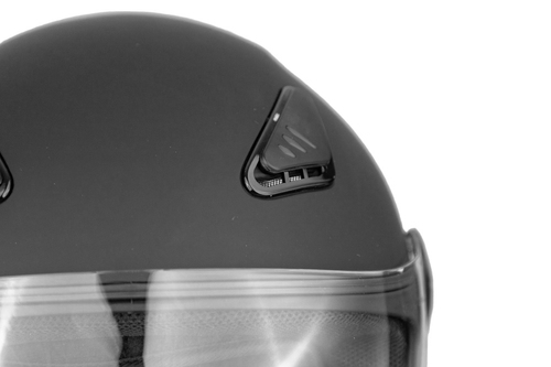 Kask otwarty do motocykli motorowerów kolor czarny mat rozmiar S TORQ-202 3