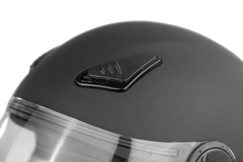Kask otwarty do motocykli motorowerów kolor czarny mat rozmiar S TORQ-202 6