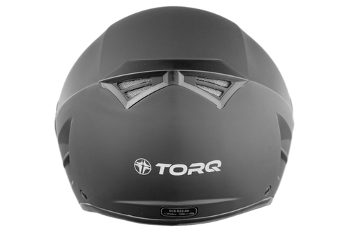 Kask otwarty do motocykli motorowerów kolor czarny mat rozmiar S TORQ-202 14