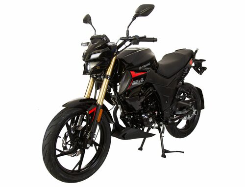 Motocykl 125 cm³, Euro 5, sportowy ścigacz, moc 10,6 KM na kat. B TORQ DEVIL 5