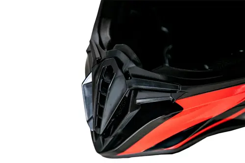 Kask cross dla dorosłych czarno niebieski połysk rozmiar M TORQ-902 2
