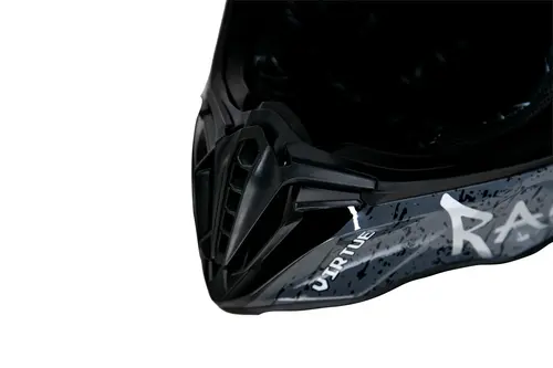Kask cross dla dorosłych czarno-szary połysk rozmiar L TORQ-902 4