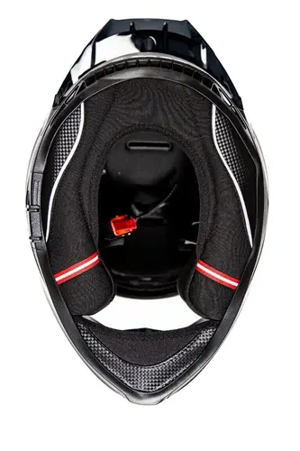 Kask integralny do skuterów motocykli z blendą czarny połysk r. S TORQ-820 8