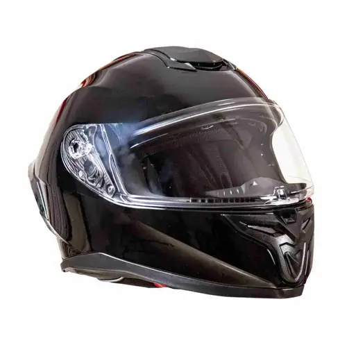 Kask integralny do skuterów motocykli z blendą czarny połysk r. S TORQ-820 12