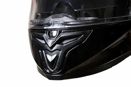 Kask integralny do skuterów motocykli z blendą czarny połysk r. M TORQ-820 9