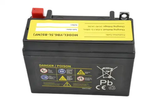 Akumulator żelowy 12 V Motorq YB6.5L-BS(MF) do skuterów i motorowerów 6,5 Ah 2