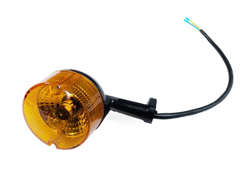 Lampa kierunkowskazu przód okrągła do motoroweru Torq Blizzard 1
