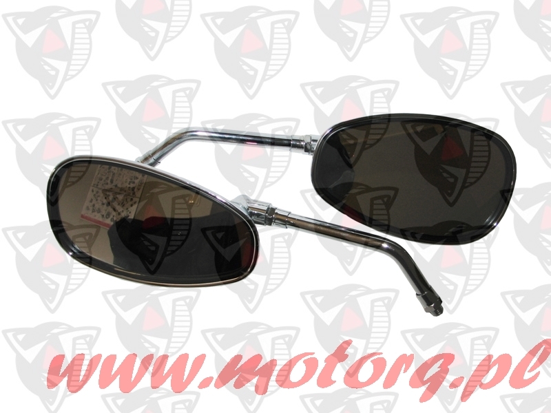 Lusterka chromowane do skutera gwint M10 Torq LU005 1