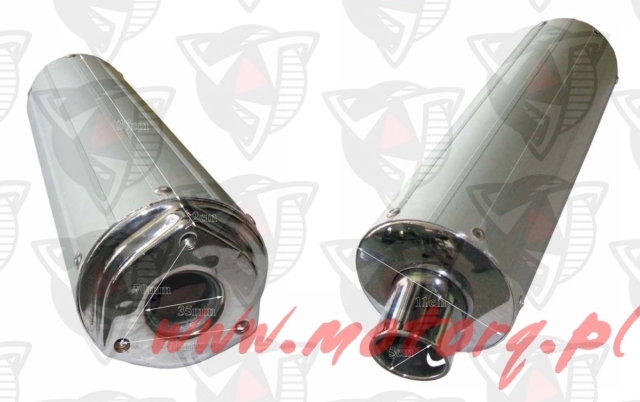 Tłumik mocowany na obejmę 2T dł. 390mm 1