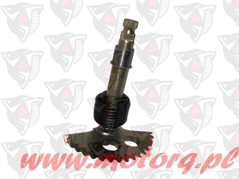 Wałek kopniaka 129 mm ze sprężyną do skuterów 4-suwowych Torq 412540 1