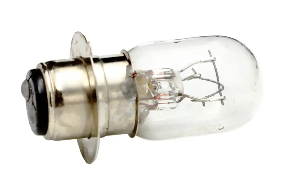 Żarówka halogenowa 12V 35/35W z kołnierzem do skuterów motorowerów 1