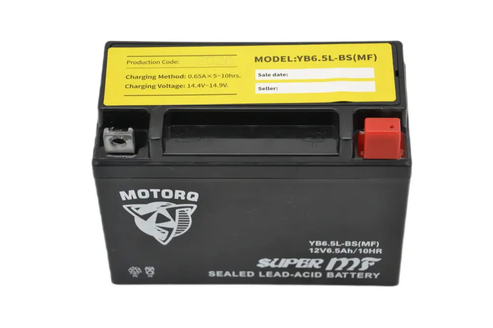 Akumulator żelowy 12 V Motorq YB6.5L-BS(MF) do skuterów i motorowerów 6,5 Ah 1