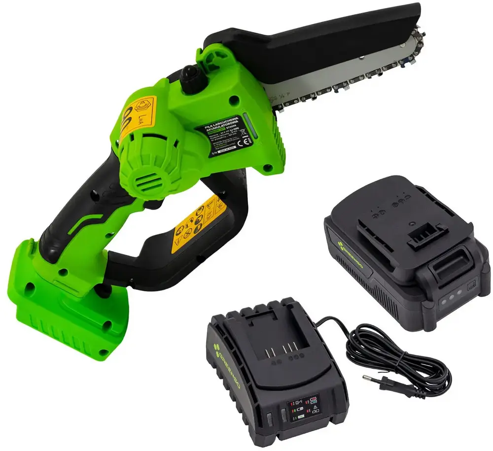 Piła łańcuchowa akumulatorowa 20 V 1x4,0 Ah Greenso UAO009-Z4 1