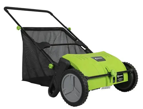 Zbieracz do liści skoszonej trawy filcu 53,5 cm kosz 103 litry Greenso ZBLR53N 1